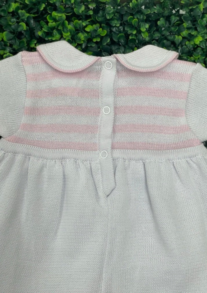 Dolce Goccia Knit Baby Girl Dress and Bloomers 24SS22PEC232Z