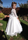 Michelina Bimbi Satin Organza Soft Elegant Dress