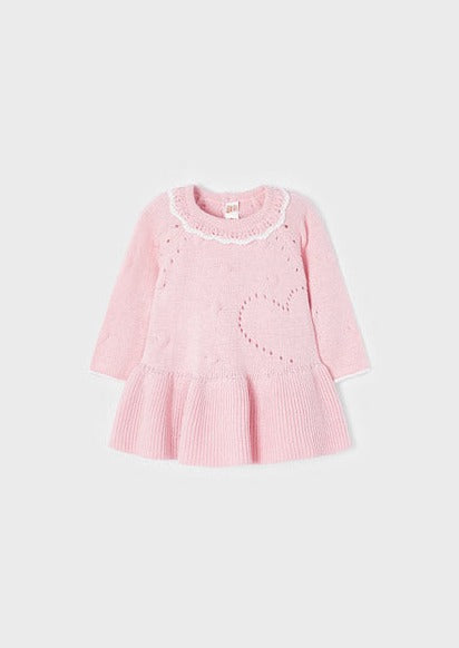 Mayoral Girl’s Rose Knit Dress - 2802