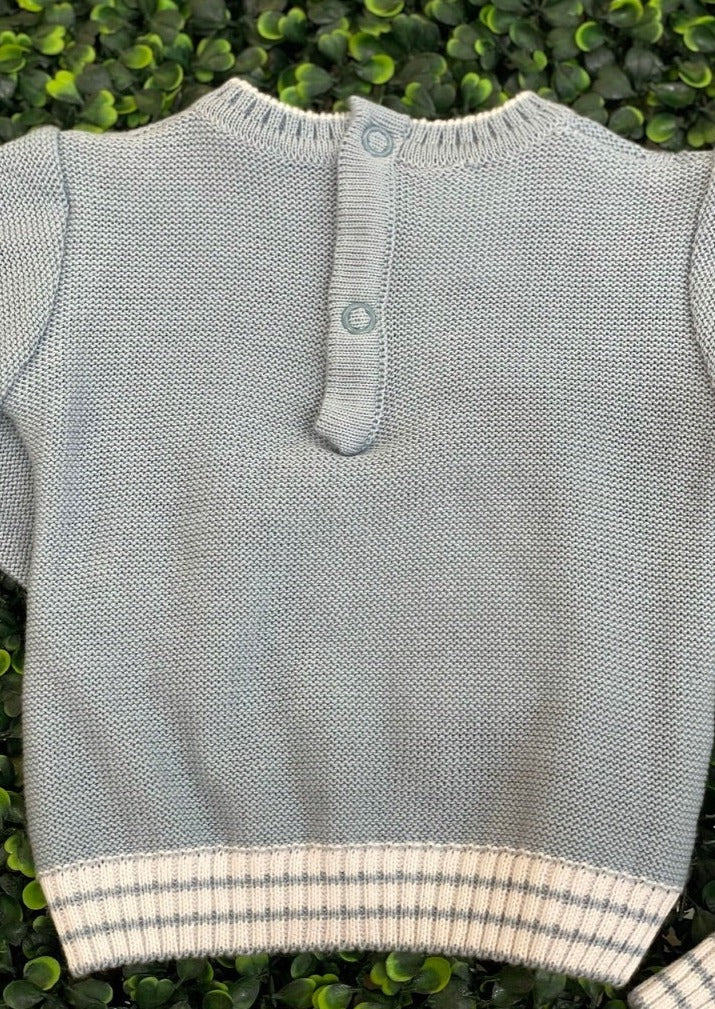 Dolce Goccia Boys Knit Cotton 3 pc Outfit