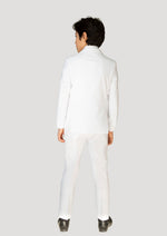 Boys’ White 2 Button Suit