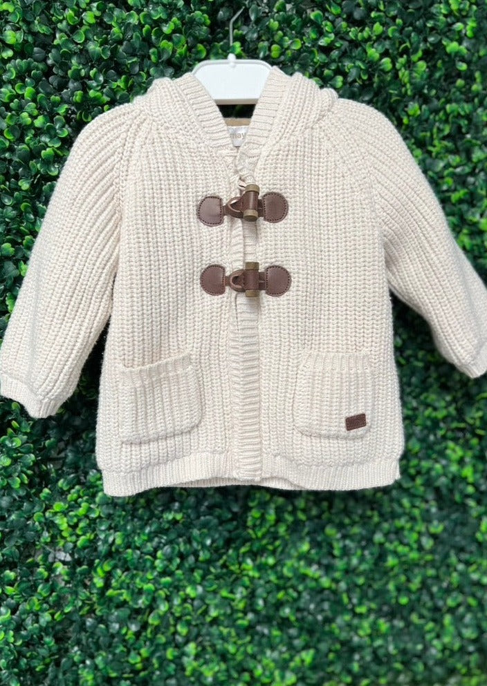 Mayoral Knit Toggle Zip Up Sweater 2392