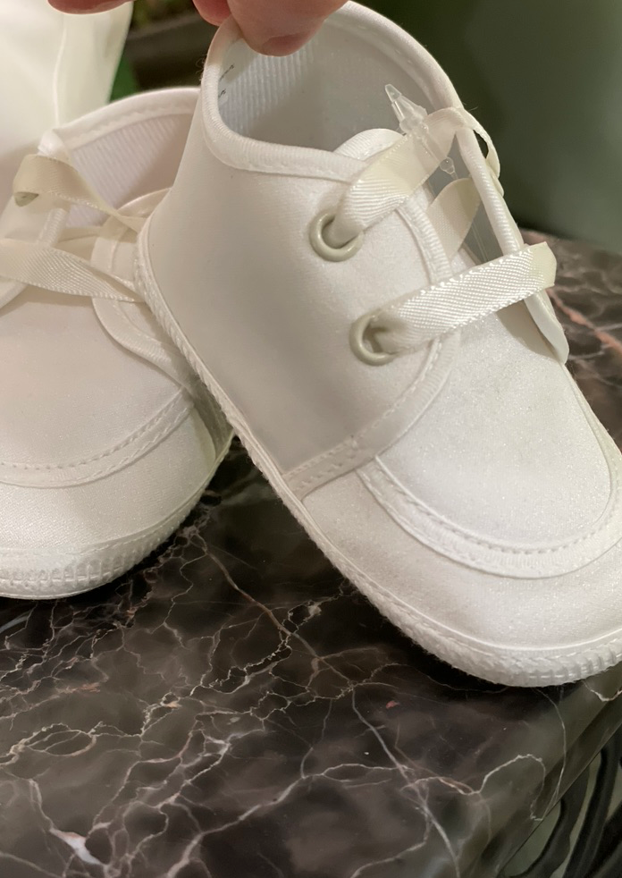 White baptism shoes for 2025 boys