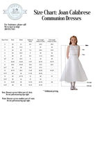 Joan Calabrese White Lace Bodice Communion Dress 123306