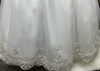 Piccolo Bacio Couture Metallic Lace Applique Communion Dress - Camilla