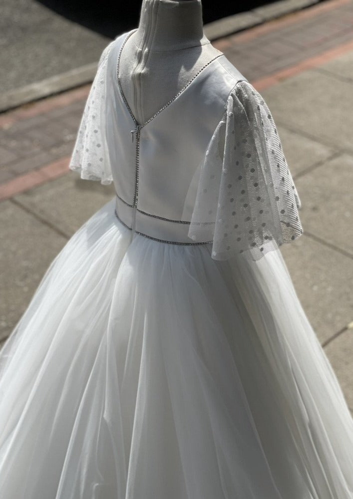 communion dresses italian designer Boho Lace First Communion Dress