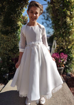 Michelina Bimbi Satin Organza Soft Elegant Dress