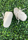 Stelline Boys Linen Baptism Shoes Made in Italy - 3792