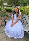 Macis Design Delicate Lace And Tulle Communion Gown - T1851