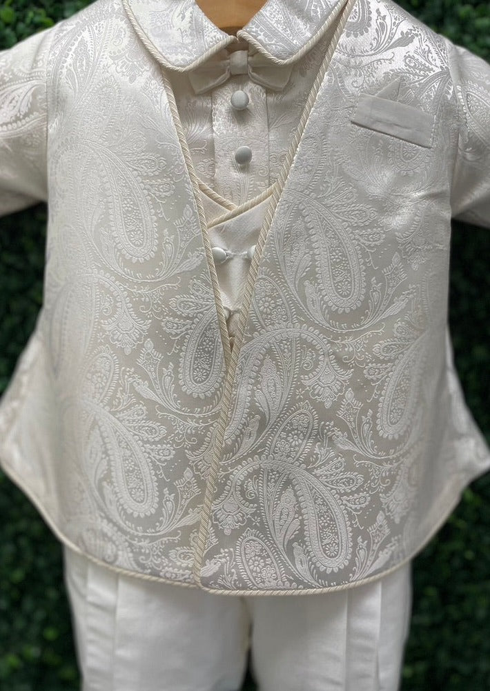 Piccolo Bacio Custom Boys' Baptism Silk Faustino