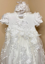 Cotton Changing Romper Dress Flower Lace