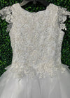 Nan & Jan Lace and Tulle Communion Dress with Rhinestones - Olivia