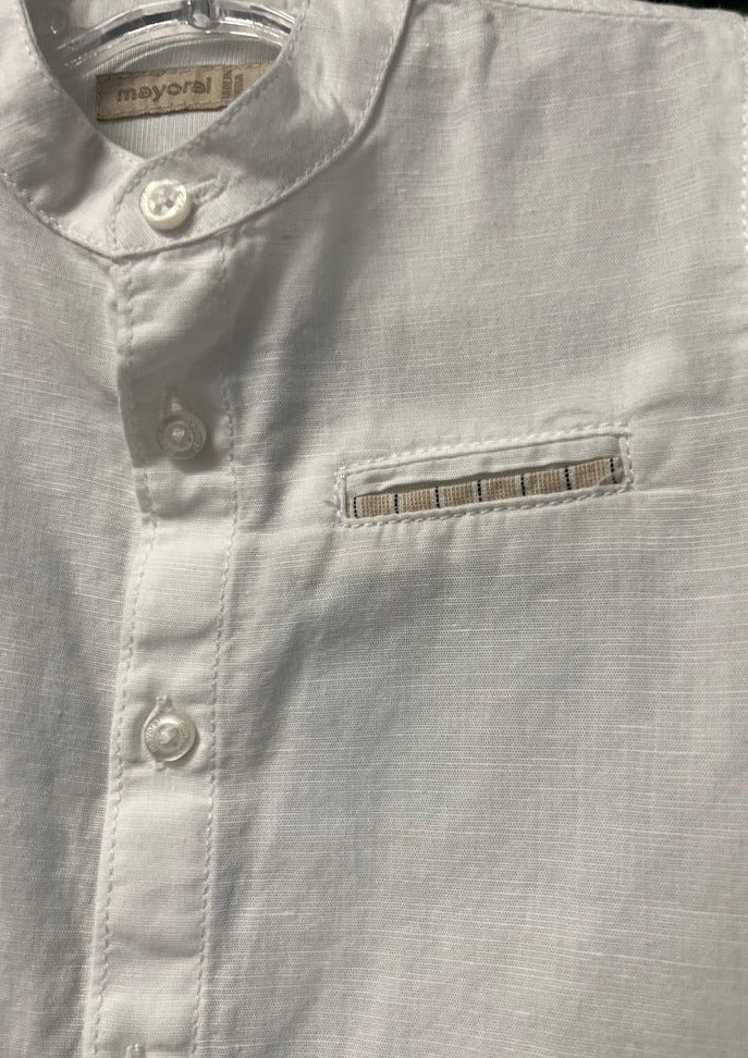 Mayoral Boys’ Linen Shirt and Pant Set 1527