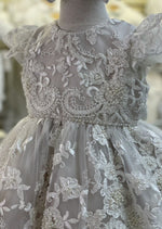 Exclusive Couture Lace and Pearl Dress by Christie Helene