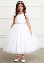 Tip Top Satin and Tulle Flower Girl Dress 5832