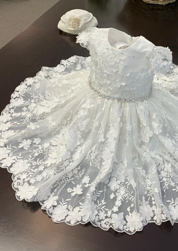 white lace baby dress Amazon.com: Newborn Baby Girl Lace Dress Set, 4 Pieces Outfit for Special Occasions (US, Age, 0 Months, White, Gold Belt (with Gift Box)): Clothing, Shoes & Jewelry