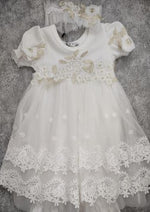 Girls’ Infant Ivory and Gold Changing Outfit