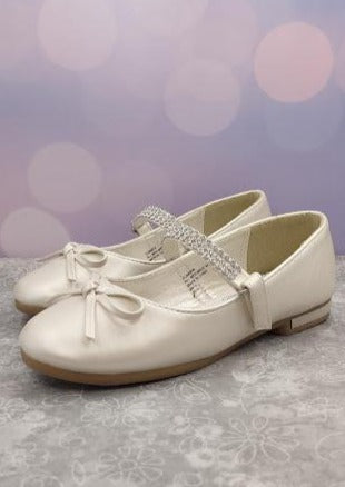 girls ivory dress shoes Rachel Shoes- Ivory Dress Shoes for Toddler Girls, Size 7