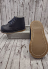 Josmo Logan Boys Navy Leather Walking Shoes