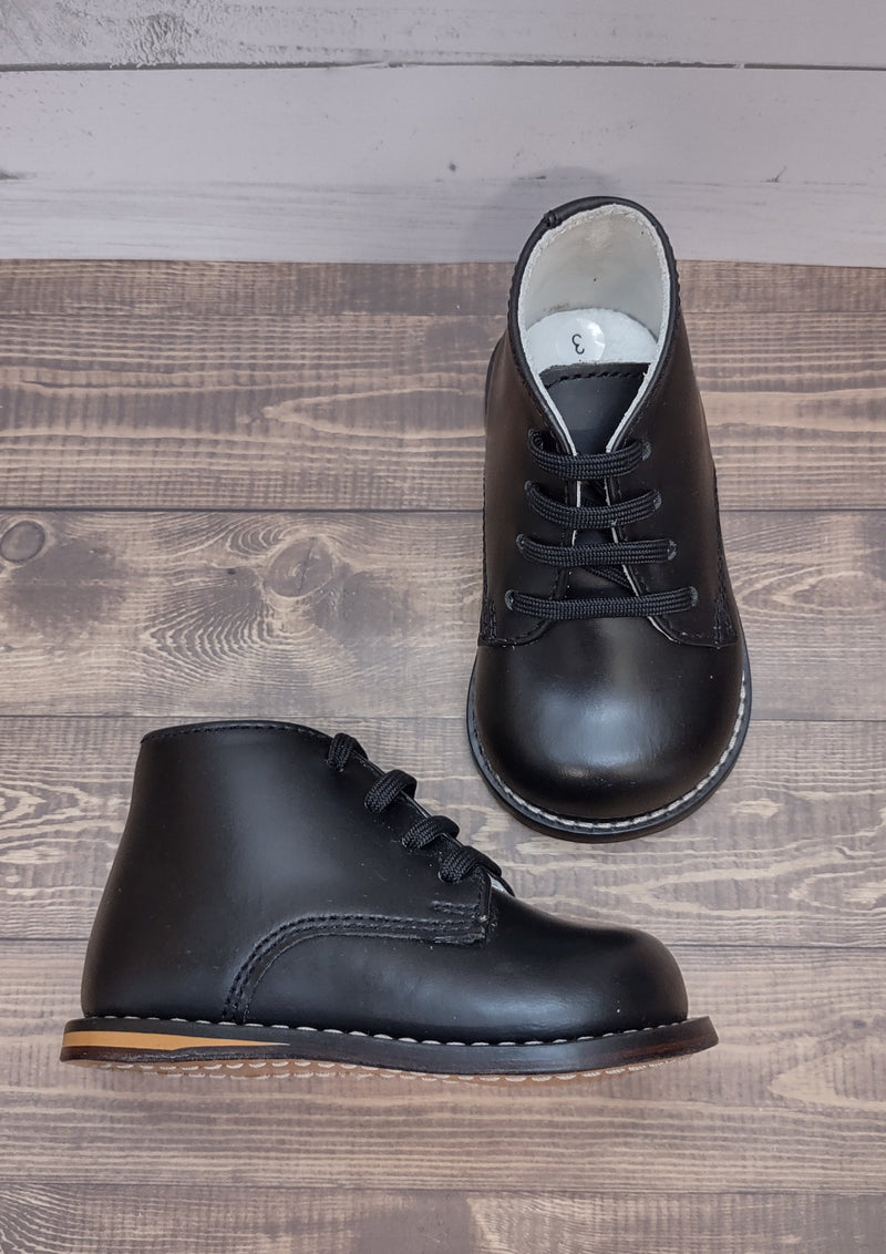 Boys Black Leather Walking Shoes Sara's Children's Boutique Boys Black Leather Walking Shoes Sara's Children's Boutique
