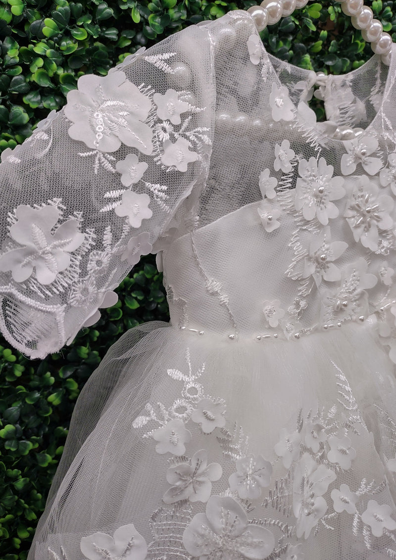ワンピースrosary moon / Embroidery Cotton Dress