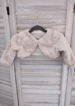 Girls’ Faux Fur Special Occasion Shrug
