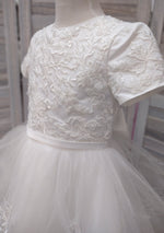 Princess Daliana Short Sleeve Gown Z1026