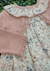 Martin Aranda Pink Knit and Floral Dress 047 30060