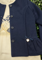Mayoral Girl’s Navy and White 3 PC Outfit - 1785