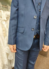 Leo & Zachary Boys Navy 3 Piece Suit 5808