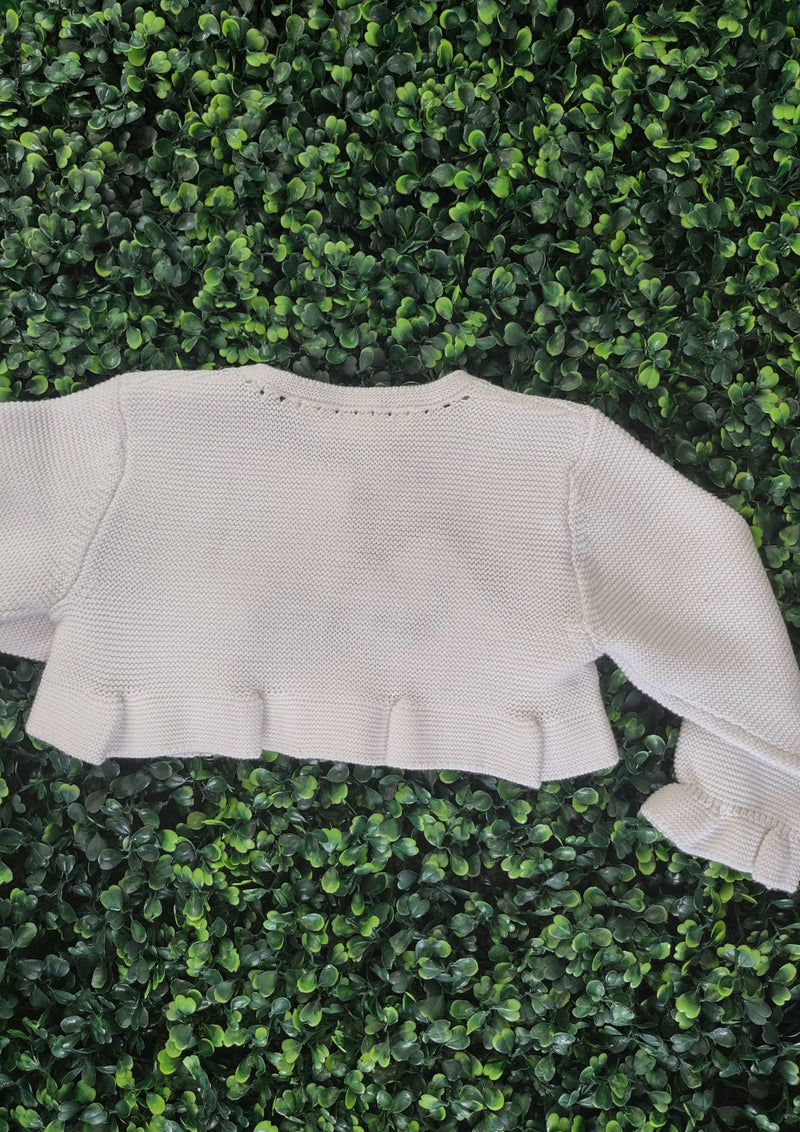 Mayoral Baby Girl's White Organic Cotton Sweater 318