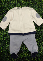 Mayoral Boys’ 2 Piece Footed Outfit with Puppies - 1596