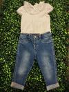 Mayoral Baby Girls 3 Piece Jeans Outfit 1712