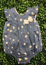 Mayoral Baby Blue Romper with Daisies - 1601