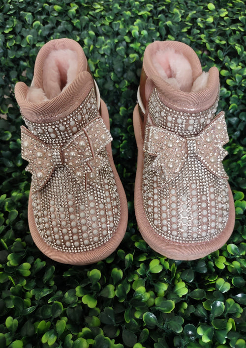 Doe A Dear Girl's Rhinestone Boots - A8058