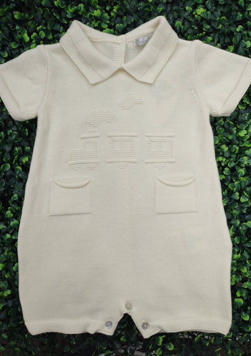 Dr. Kid Infant Boys’ Ivory Outfit - DK224