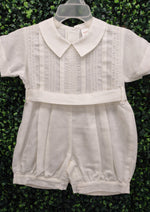 Karela Boys’ White One Piece Shorts Outfit with Cap - 1964