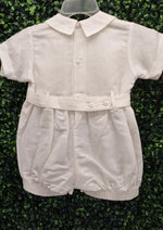 Karela Boys’ White One Piece Shorts Outfit with Cap - 1964