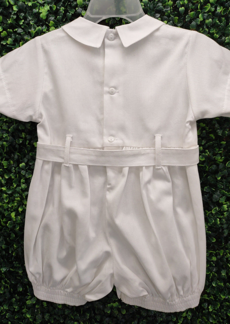 Karela Boys’ White Cotton Shorts Outfit with Cap - 415
