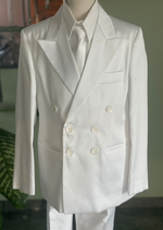 Italian Silk Blend Double Breasted Communion Suit