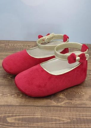 Mayoral Girls’ Red Pre-Walker Shoes