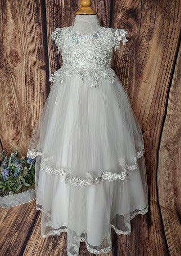 christening gown dress Laurenza's Heirloom Christening Gown with Bonnet (Baby Girl's)