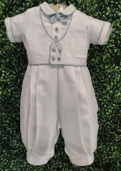 Piccolo Bacio Boys’ Christening Outfit - Blue Willie