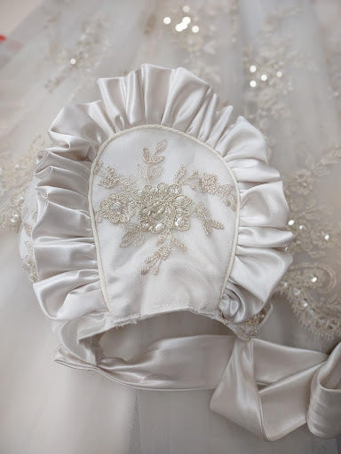 Piccolo Bacio Couture Girls’ Baptism Gown Sabrina Gold