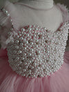 Sara’s Exclusive Pink Pearl and Tulle Party Dress