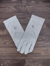 Sara’s Girl’s Ivory & White Gloves - Lace Applique