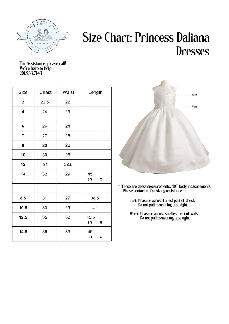 Princess Daliana Satin Box Pleat Extended Shoulder Dress 20621