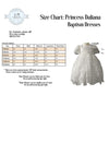 Princess Daliana Christening Dress with Rosettes and Ruffle Sleeves ESP2002 1
