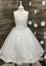 Macis Design Delicate Lace And Tulle Communion Gown T1851