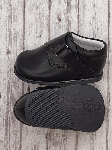 Toddler Boys Leather Shoes - Black 8016 9 Toddler / Black Toddler Boys Leather Shoes - Black 8016 9 Toddler / Black